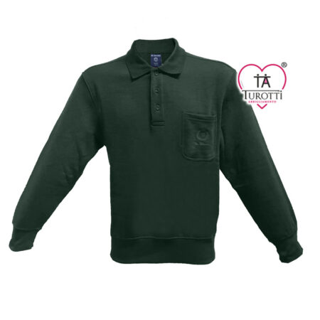 Felpa Uomo a polo con taschino BE BOARD 9028C - immagine 2