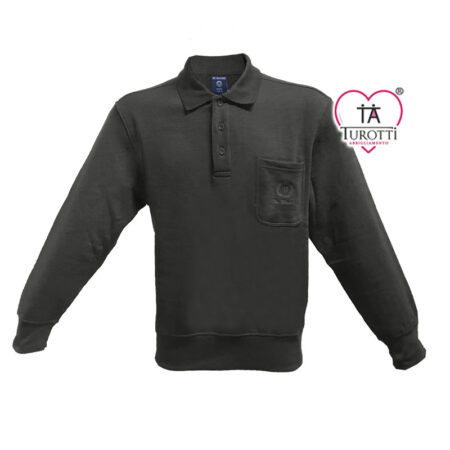 Felpa Uomo a polo con taschino BE BOARD 9028C - immagine 4