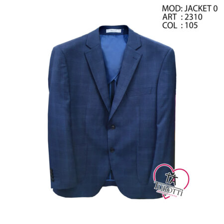 Giacca Uomo a scacchi Horwell Jacket art 2310 colore blu 105